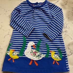 baby boden striped duck  dress